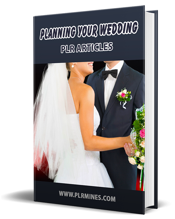 planning your wedding plr articles