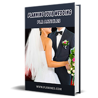 planning your wedding plr articles