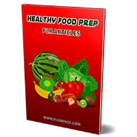 healthy food prep plr articles
