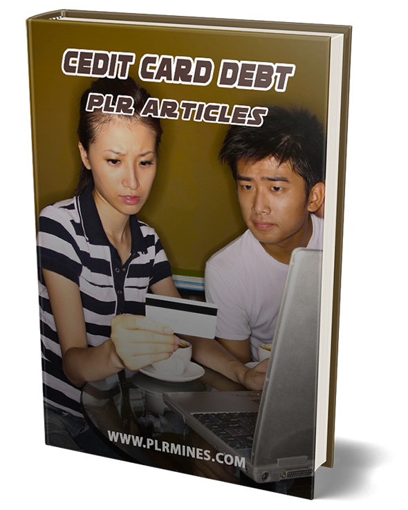cedit card debt plr articles