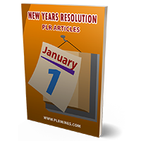 new years resolution plr articles