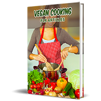 vegan cooking plr articles