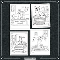 Dog Pun Coloring PLR mockup 1