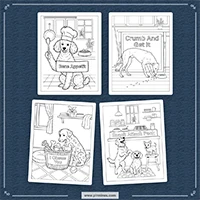 Dog Pun Coloring PLR mockup 2