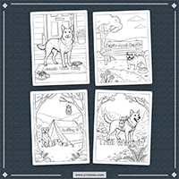 Dog Pun Coloring PLR mockup 3