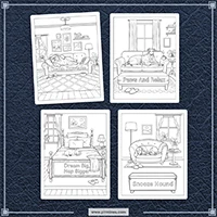 Dog Pun Coloring PLR mockup 4