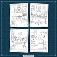 Dog Pun Coloring PLR mockup 5