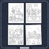 Dog Pun Coloring PLR mockup 6