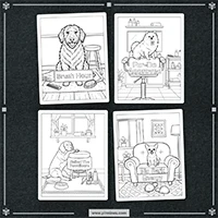Dog Pun Coloring PLR mockup 7