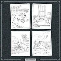 French Bulldog Coloring PLR mockup 2