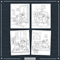 French Bulldog Coloring PLR mockup 3