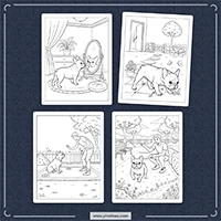 French Bulldog Coloring PLR mockup 5
