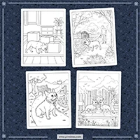 French Bulldog Coloring PLR mockup 6