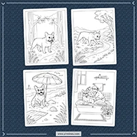 French Bulldog Coloring PLR mockup 7