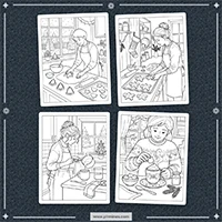 Cozy Christmas Coloring PLR mockup 4