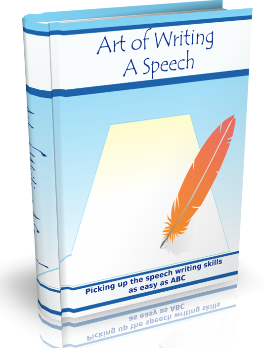 art writing speech