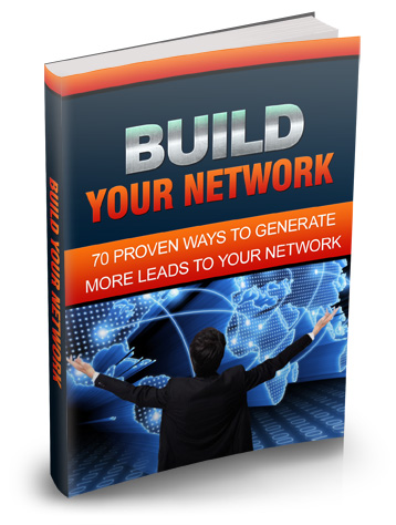 Build Your Network - eBook with Master Resell Rights build your network