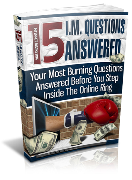 15 IM Questions Answered Master Resale Rights eBook 15 im questions answered