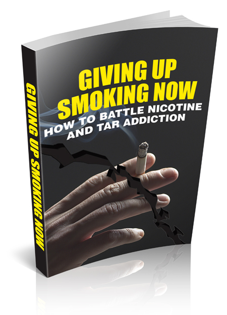 Giving Up Smoking Now - eBook With Master Resell Rights giving up smoking