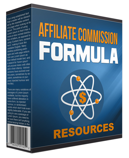 Affiliate Commission Formula Master Resale Rights eBook affiliate commission formula