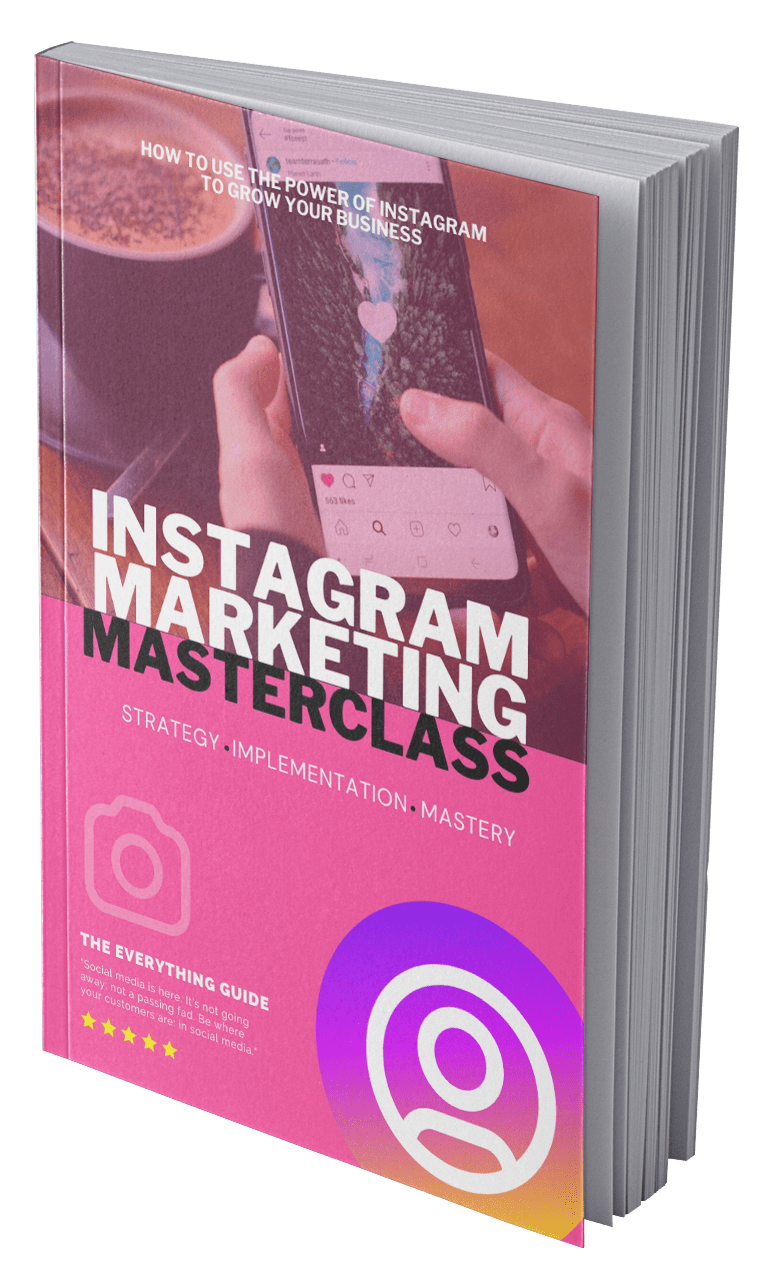 instagram marketing masterclass ebook with MRR license