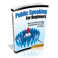 public speaking beginners