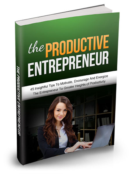 The Productive Entrepreneur Private Label License eBook productive entrepreneur