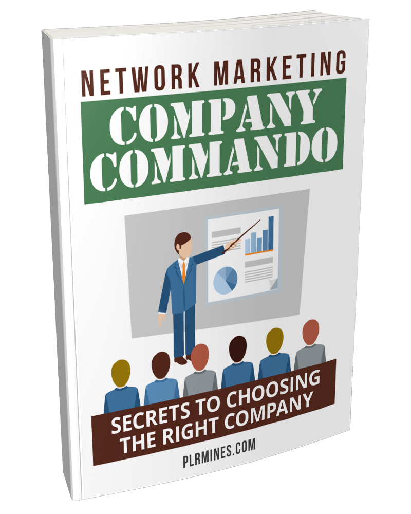 Network Marketing Company Commando eBook with PLR marketing network commando ebook with private rights