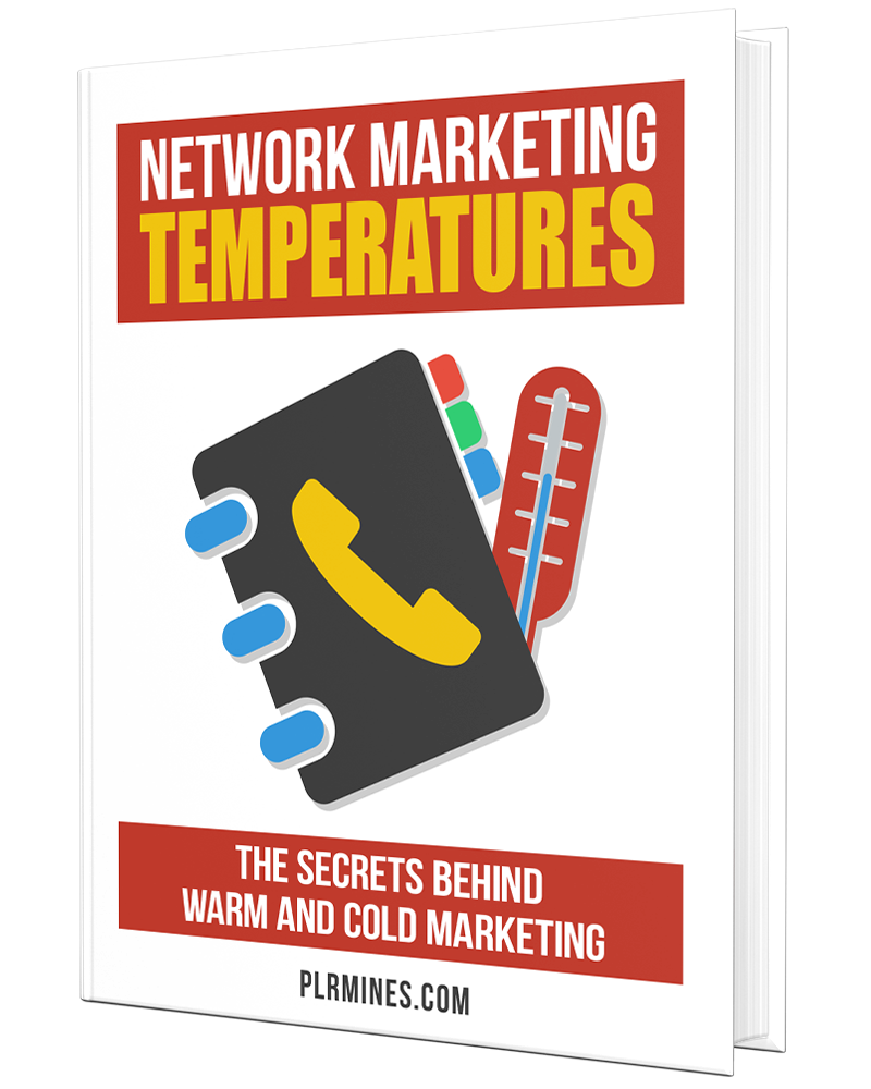 Network Marketing Temperatures PLR eBook network temperatures marketing - PLR ebook
