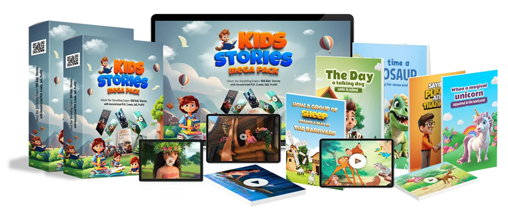 kids stories mega pack - private license ebook