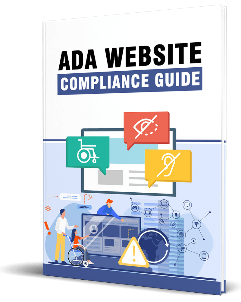 Cover for 'ADA Website Compliance Guide' PLR eBook.