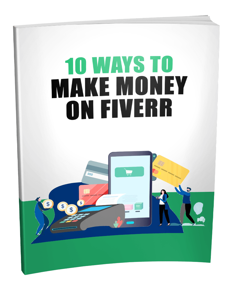 Cover for 'Make Money on Fiverr' PLR eBook.