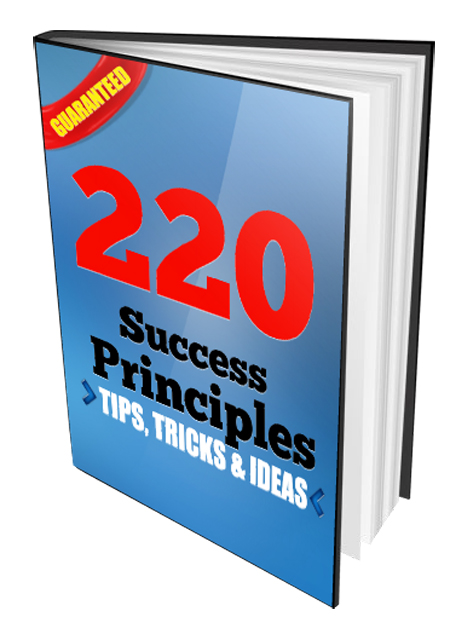 220 Success Principles Resale Rights eBook 220 success principles