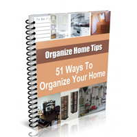 51 ways organize your home