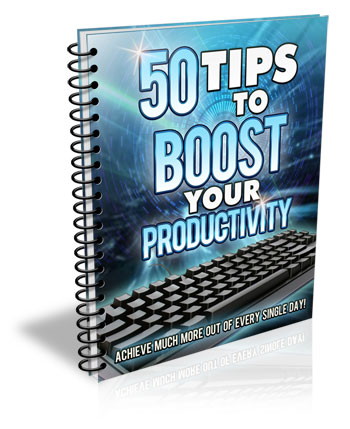 fifty tips boost your productivity
