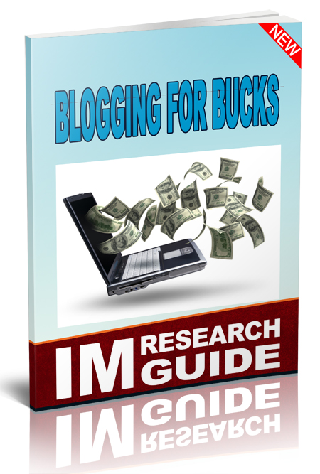 Blogging for Bucks blogging bucks