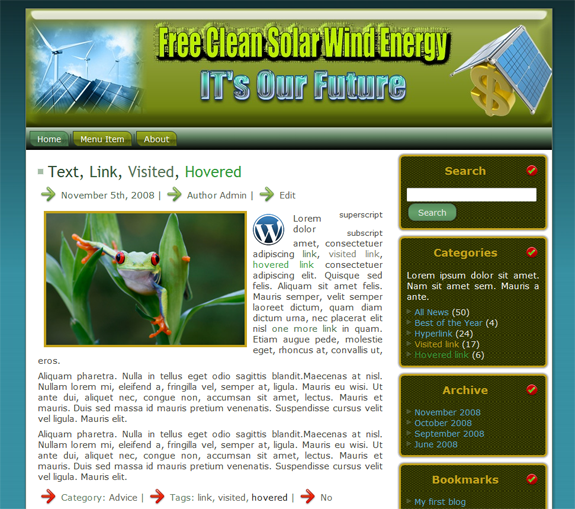 solar wind energy site