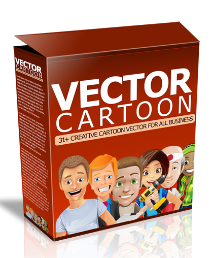 Vector Cartoon Package - Private Label License Graphics vector cartoon package