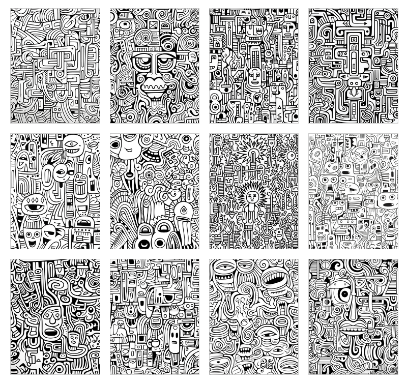 stress relief coloring book (PDF format)