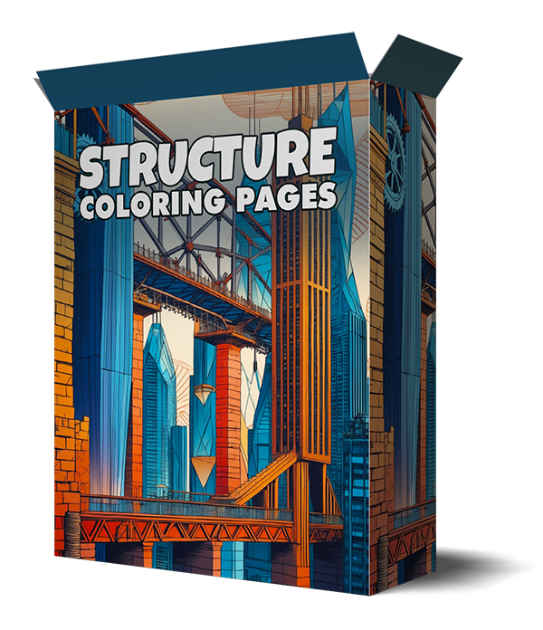 structure architecture color graphics with PLR