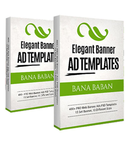 Elegant Banner Ads - Graphics with Personal Use Rights elegant banner ads