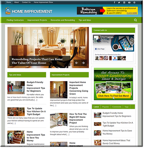 home improvement ready made blog