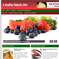 diabetic diet PLR website