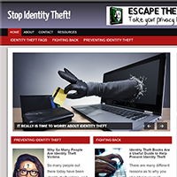 identity theft protection PLR website