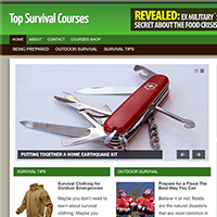 survival courses PLR website