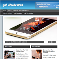 iPad video lessons PLR blog