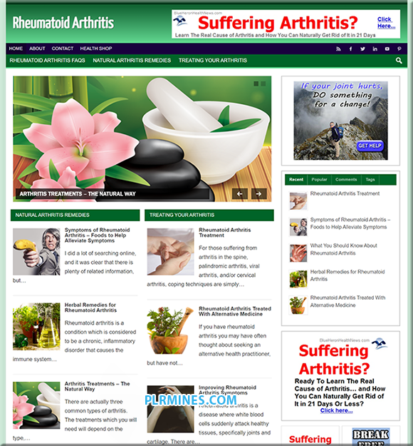 rheumatoid arthritis premade blog