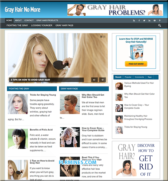 gray hair no more blog