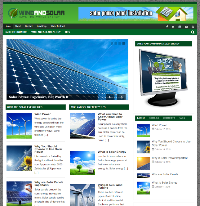 Wind And Solar PLR Blog