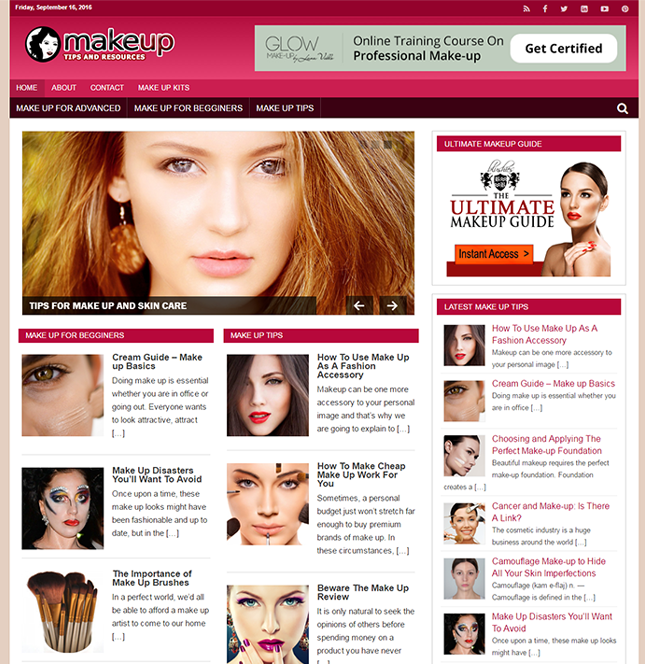 Makeup Tips PLR Blog
